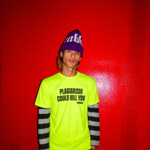 Stubbine® Fluorescent #1 Plagiarism Could Kill You Tee